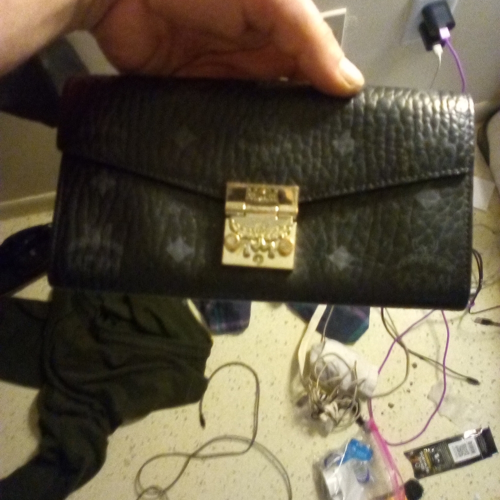 MCM name brand coin purse